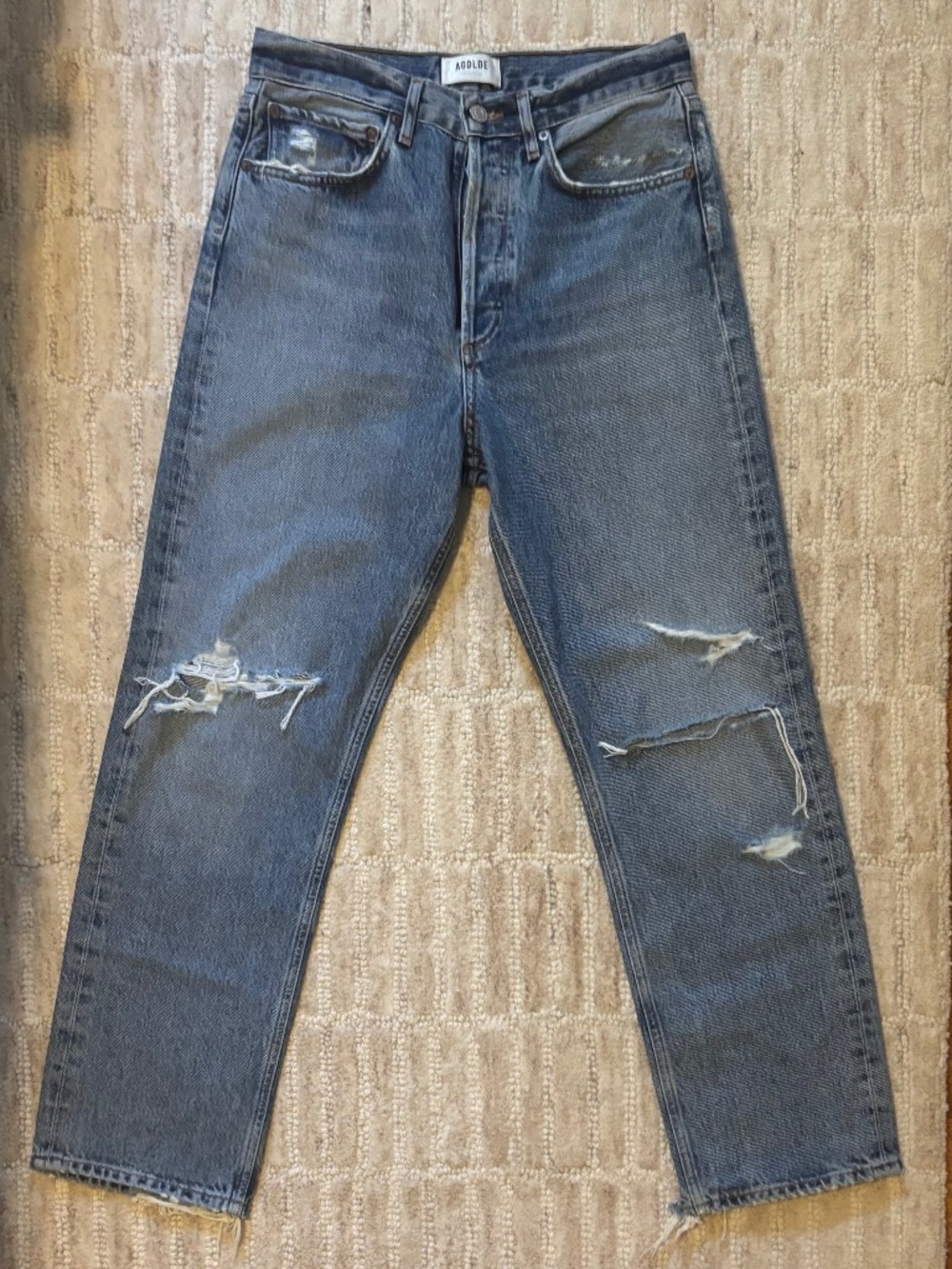 AGOLDE 90's Mid Rise Loose Fit Jeans in Streamline
